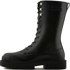 ARMANI EXCHANGE阿瑪尼 圓頭綁帶 短靴 女款 黑色 Buy ARMANI EXCHANGE阿瑪尼 圓頭綁帶 短靴 女款 黑色