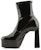 (W) Armani Exchange But Stiletto Hujung Bulat Kulit Hitam. XDM013XV753100002