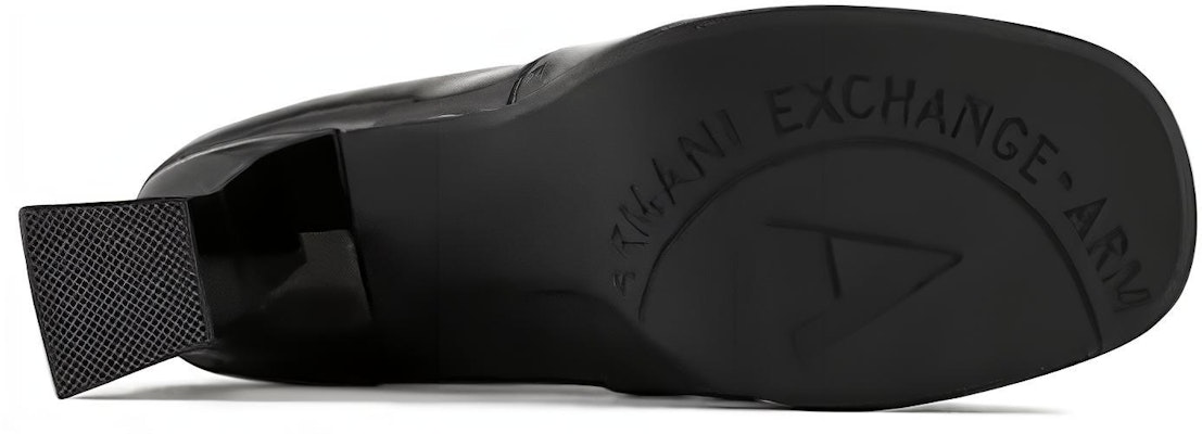 (Women) Armani Exchange Round Toe Patent Leather Stiletto Booties 'Black' XDM013XV753100002 Shop (Women) Armani Exchange Round Toe Patent Leather Stiletto Booties 'Black' XDM013XV753100002
