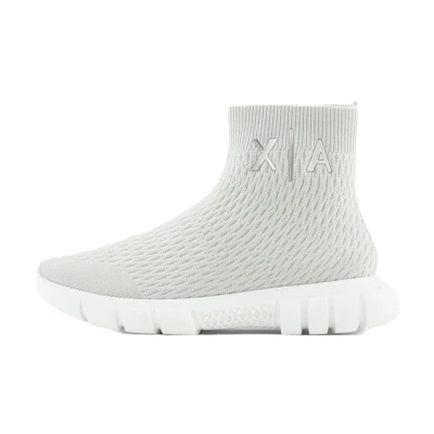 (W) Armani Exchange Short Boots 'Light Grey CMFT Casual'