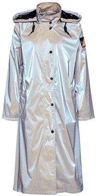 (Women) ARMANI EXCHANGE Silver Hooded Mid-Length Trench Coat. 6KYK06-YNVRZ-1724 Buy (Women) ARMANI EXCHANGE Silver Hooded Mid-Length Trench Coat. 6KYK06-YNVRZ-1724