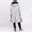 Shop (Women) ARMANI EXCHANGE Silver Hooded Mid-Length Trench Coat. 6KYK06-YNVRZ-1724