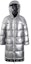 Order (Women) Armani Exchange SS23 Silver Long Loose-Fit Hooded Cotton Jacket. 6LYK07-YNSKZ-6908