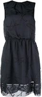 (Women) ARMANI EXCHANGE SS23 Navy Blue Patterned Sleeveless Dress Women 3RYA27-YN2KZ-15CO (Women) ARMANI EXCHANGE SS23 Navy Blue Patterned Sleeveless Dress Women 3RYA27-YN2KZ-15CO
