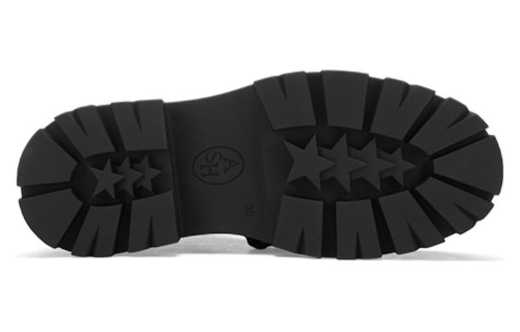 Shop (W) Ash 黑色铆钉厚底战斗靴 FW22-M-136864-001