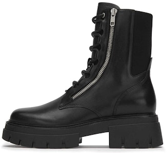 ASH Lets 拉鍊皮革保暖增高防滑馬丁靴 女款 黑色 Buy ASH Lets 拉鍊皮革保暖增高防滑馬丁靴 女款 黑色