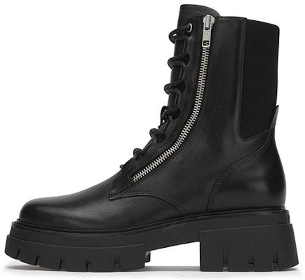 (Women) Ash 'Black Zipper Leather Warm Martin Boots' FW21-M-135697-001 Buy (Women) Ash 'Black Zipper Leather Warm Martin Boots' FW21-M-135697-001
