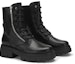 Lookbook (W) But Martin Kulit Hitam Zip But Kulit Martin untuk Musim Sejuk. FW21-M-135697-001