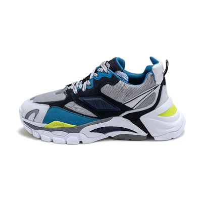 (W) Ash 'Blue Grey Patchwork'