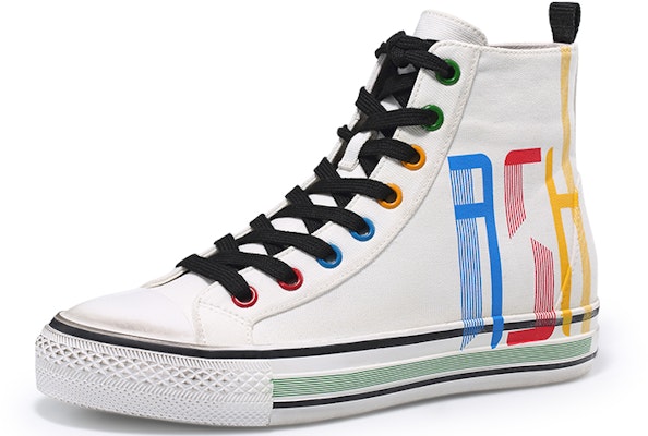 (Women) Ash 'Games Distressed White Canvas' SS20-V-133932-002 Order (Women) Ash 'Games Distressed White Canvas' SS20-V-133932-002