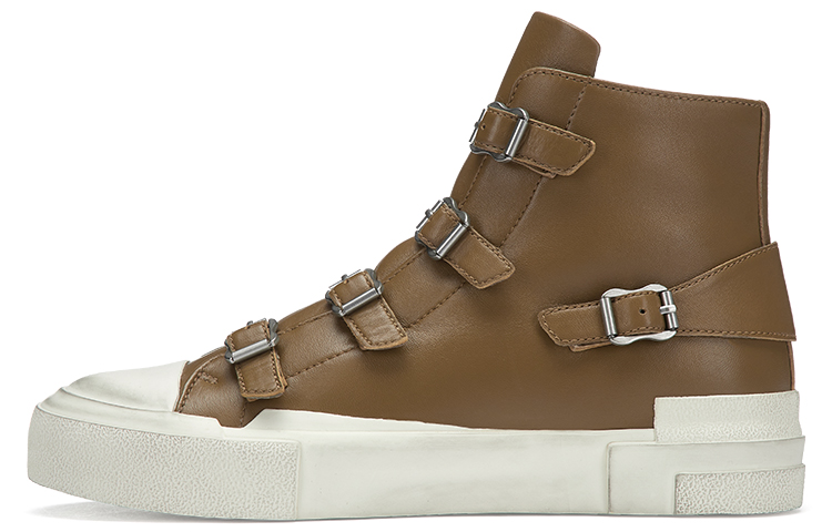 (W) Ash 'Gang High-Top Distressed Brown'