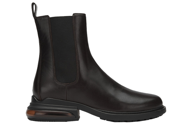 Order (W) アッシュ レイアン チェルシーブーツ (黒/タン) FW21-M-135405-002