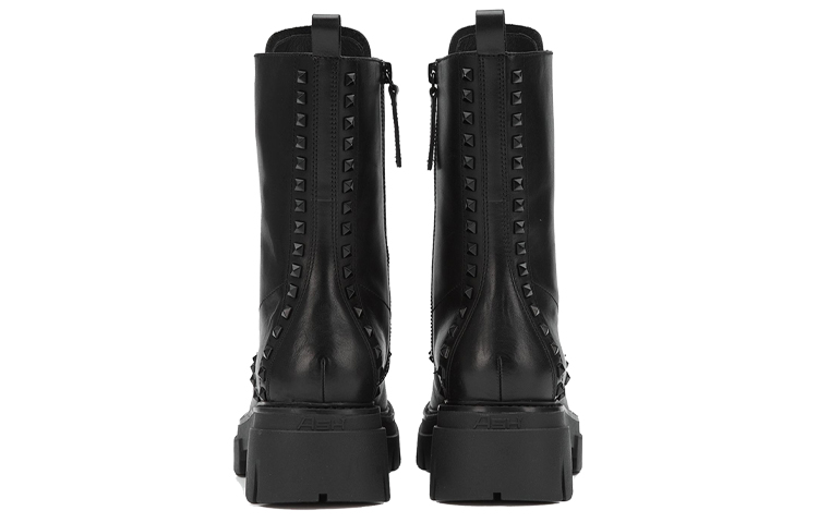 (W) Ash 'Studded Lace-Up Martin Boots Black' 圖 5