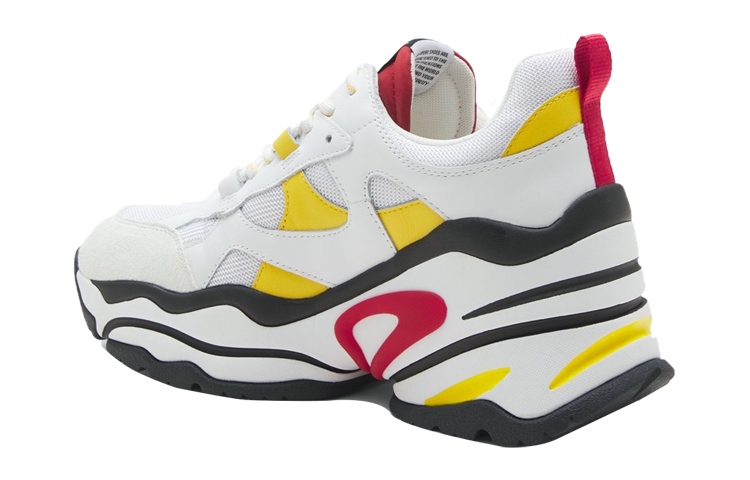 (W) Ash 'White Black Chunky Elevated CMFT Breathable Running Sneakers' 圖 3