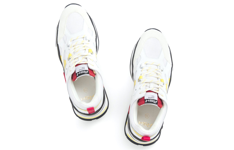 (W) Ash 'White Black Chunky Elevated CMFT Breathable Running Sneakers' 圖 4