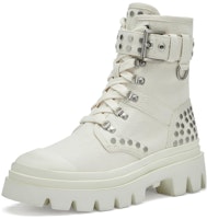 (Women) Ash 'White Studded Comfort Outdoor Martin Boots' SS23-V-137032-002 (Women) Ash 'White Studded Comfort Outdoor Martin Boots' SS23-V-137032-002