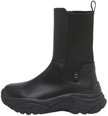 (W) アッシュ レザー厚底ブーツ (ブラック) FW20-S-133731-001 Buy (W) アッシュ レザー厚底ブーツ (ブラック) FW20-S-133731-001