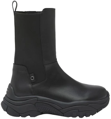 (W) アッシュ レザー厚底ブーツ (ブラック) FW20-S-133731-001 Order (W) アッシュ レザー厚底ブーツ (ブラック) FW20-S-133731-001