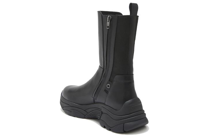 Lookbook (W) But Kasut Platform Kulit Ash 'Hitam' FW20-S-133731-001