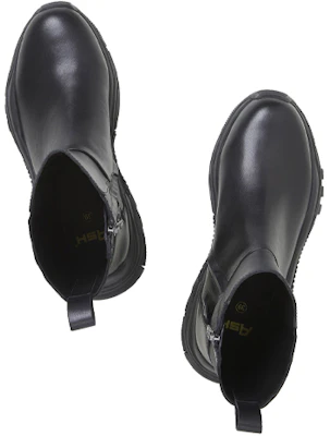 (W) アッシュ レザー厚底ブーツ (ブラック) FW20-S-133731-001 Shop (W) アッシュ レザー厚底ブーツ (ブラック) FW20-S-133731-001