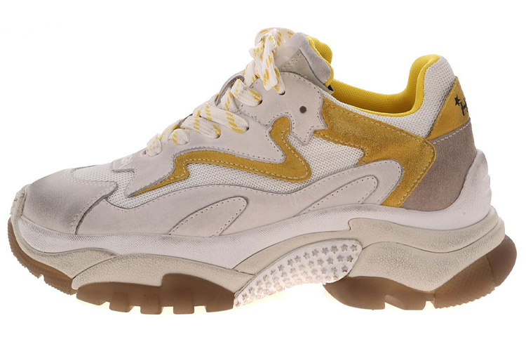 (W) Ash Addict 'Distressed White Yellow'