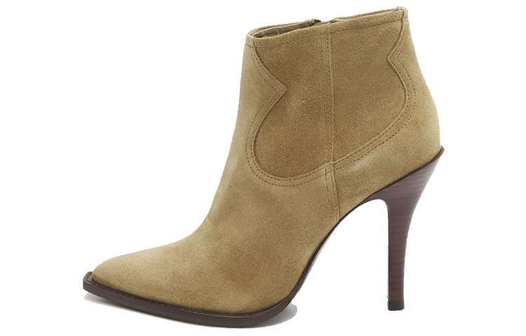 (W) Ash Angel High-Heel Ankle Boot 'Brown Suede'