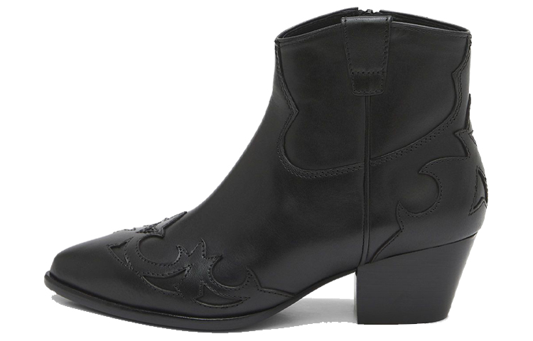 (W) Ash Ankle Boot 'Black Leather'