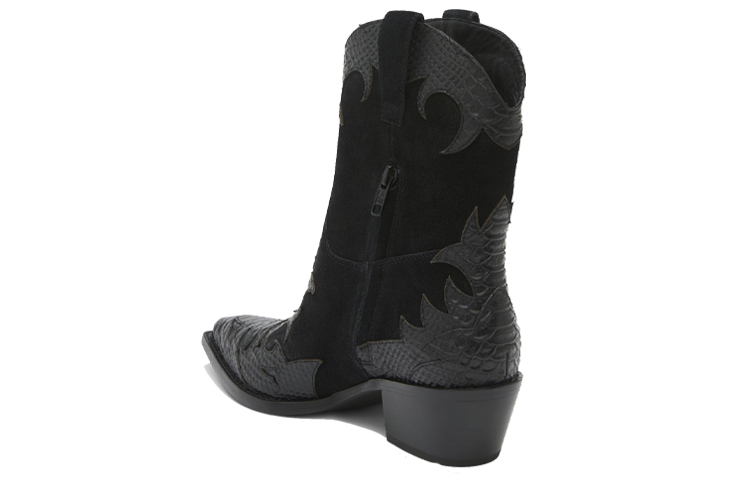 (W) Ash Ankle Boot 'Embossed Leather Black' 圖 3