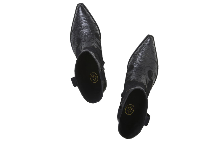 (W) Ash Ankle Boot 'Embossed Leather Black' 圖 4