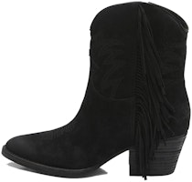 (Women) Ash Ankle Boot 'Embroidered Velvet Leather Black' FW20-M-133677-001 (Women) Ash Ankle Boot 'Embroidered Velvet Leather Black' FW20-M-133677-001