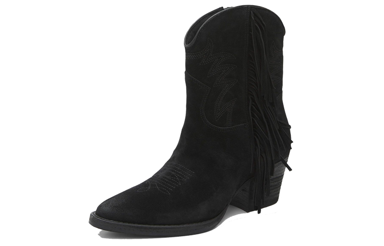 (W) Ash Ankle Boot 'Embroidered Velvet Leather Black' 圖 3