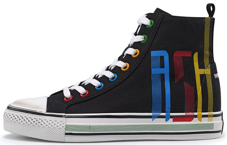 (Women) Ash Black 'GAMES Distressed Canvas Sneaker' SS20-V-133932-001