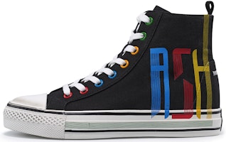 (Women) Ash Black 'GAMES Distressed Canvas Sneaker' SS20-V-133932-001 (Women) Ash Black 'GAMES Distressed Canvas Sneaker' SS20-V-133932-001