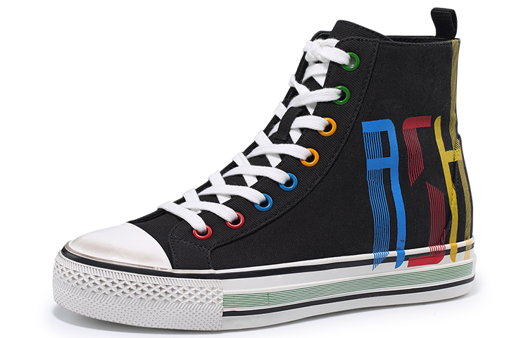 Order (Women) Ash Black 'GAMES Distressed Canvas Sneaker' SS20-V-133932-001