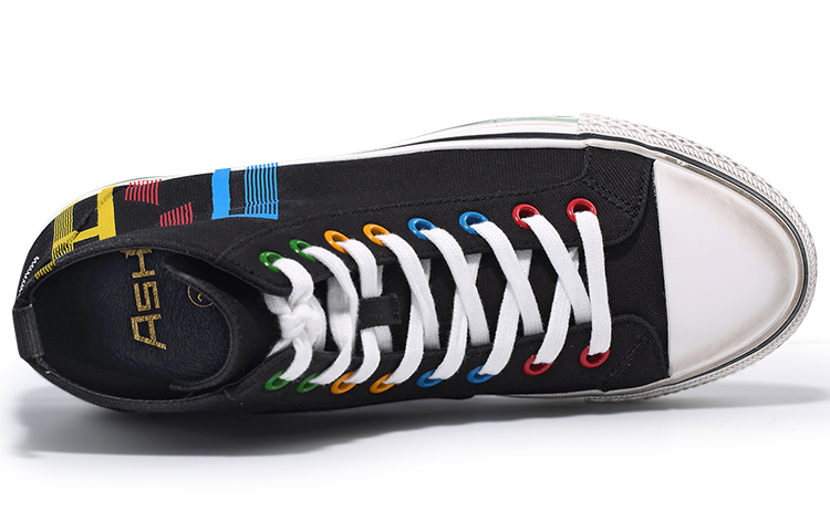 Shop (Women) Ash Black 'GAMES Distressed Canvas Sneaker' SS20-V-133932-001