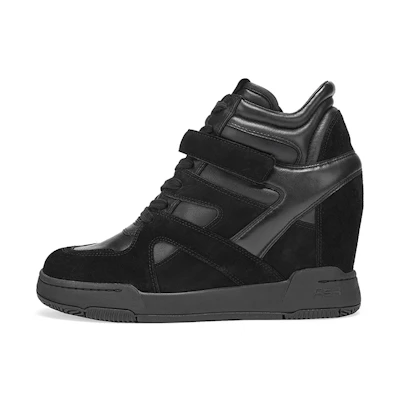 (W) Ash Body 'Black Wedge Sneaker'