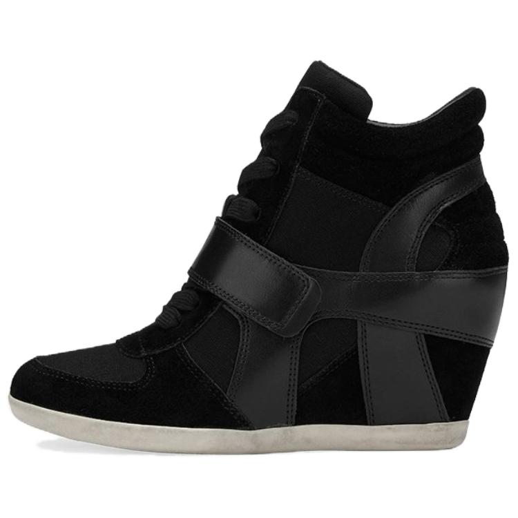 (Women) ASH Bowie BIS Leather Wedge Sneakers Casual Hidden Heel Platform. AO140L40050