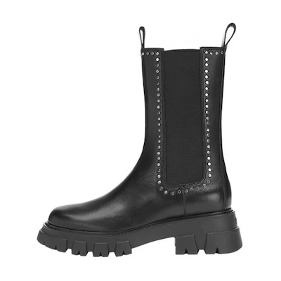 (W) Ash Chelsea Boot 'Black Leather'