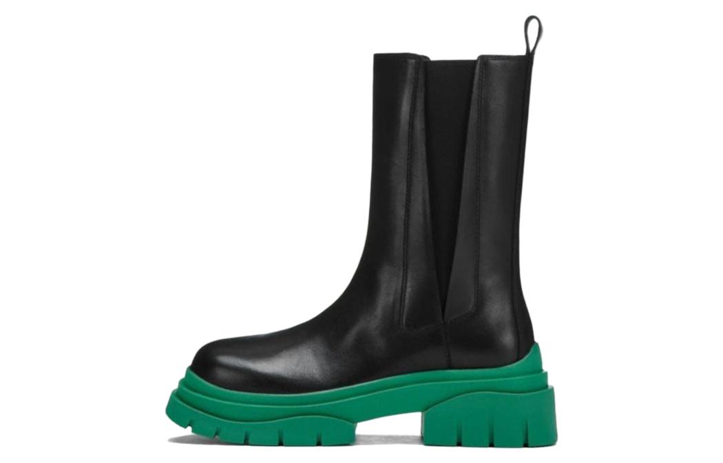 (Women) Ash Chelsea Boot Mid 'Black Green' FW22-M-136857-003