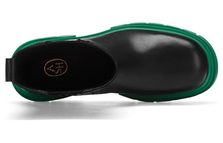 Shop (W) 애쉬 첼시 부츠 미드 '블랙 그린' (or 애쉬 첼시 미드 '블랙그린' if shorter is needed) FW22-M-136857-003