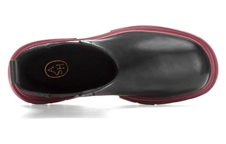 (W) Ash Chelsea Boot Mid 'Black Red Leather' 圖 3