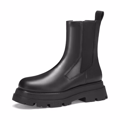 (W) Ash Chelsea Boots 'Black Leather'