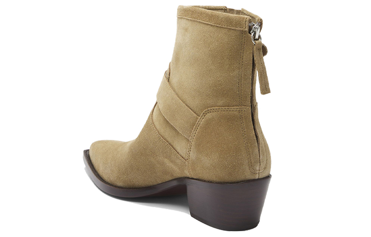 (W) Ash Double Buckle Suede Ankle Boots 'Brown' 圖 3