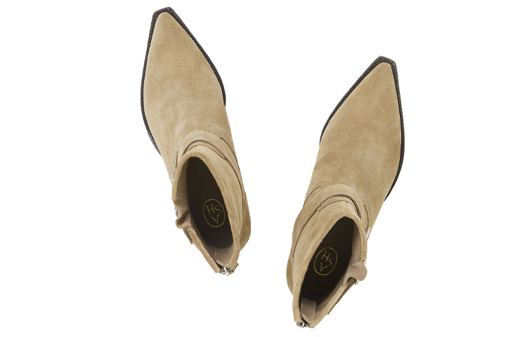 (W) Ash Double Buckle Suede Ankle Boots 'Brown' 圖 4