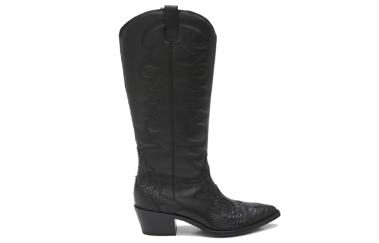 (W) Ash Dream High Top 'Embossed Leather Black' 圖 2