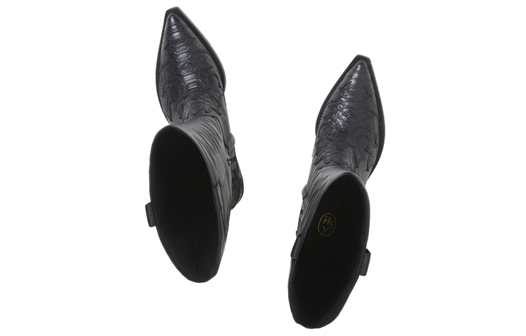 (W) Ash Dream High Top 'Embossed Leather Black' 圖 4