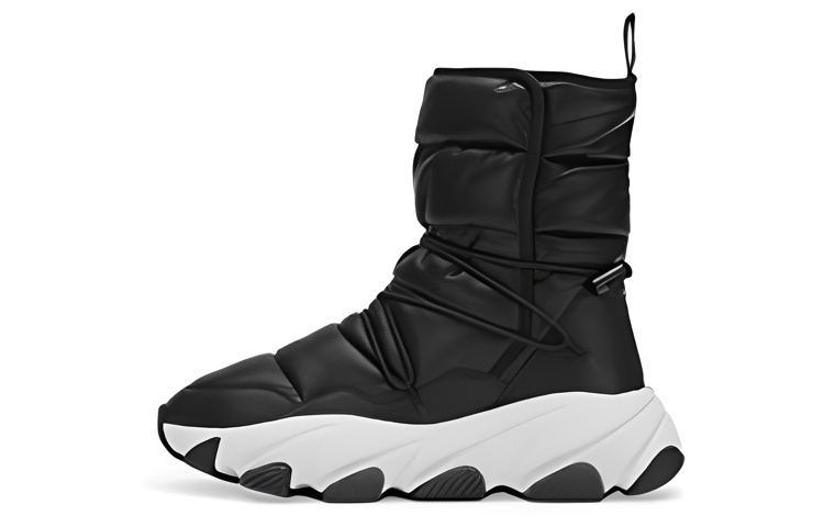 Buy (W) Sepatu Boot Salju Ash EMY Mid-Top 'Hitam Kenyamanan-Kehangatan' FW21-S-135639-001