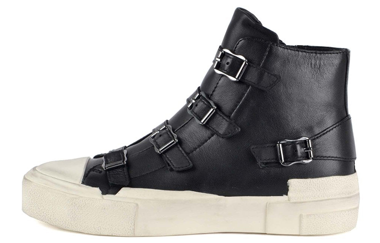 (W) Ash Gang 'Black Leather Buckle'