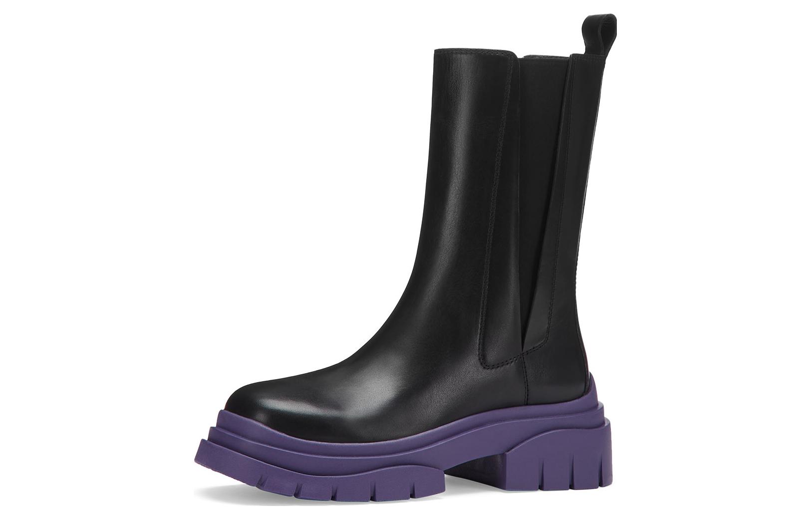 (Women) Ash Gear Mid 'Black Purple Chelsea' FW22-M-136857-004