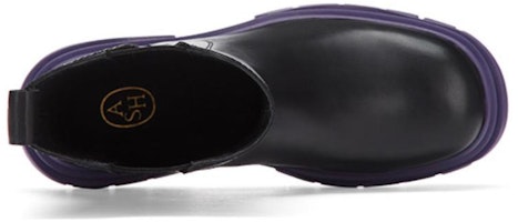 ASH 牛皮革 齒輪 中筒 切爾西靴 女款 黑紫 Lookbook ASH 牛皮革 齒輪 中筒 切爾西靴 女款 黑紫